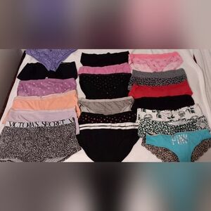 Victoria's Secret/Pink Assorted Panties 19 Pairs